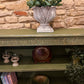 Country Refurbished Bookcase in Olive - The Barn Shed