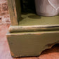 Country Refurbished Bookcase in Olive - The Barn Shed