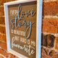 Love Story Plaque