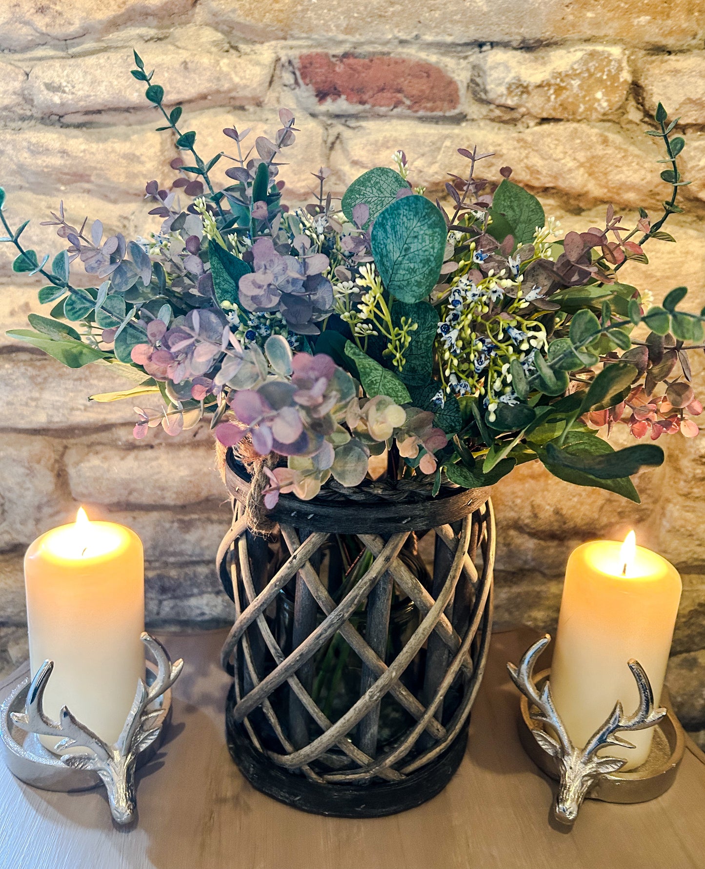 Lattice Lantern Vases