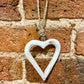 Hanging Wooden Heart 