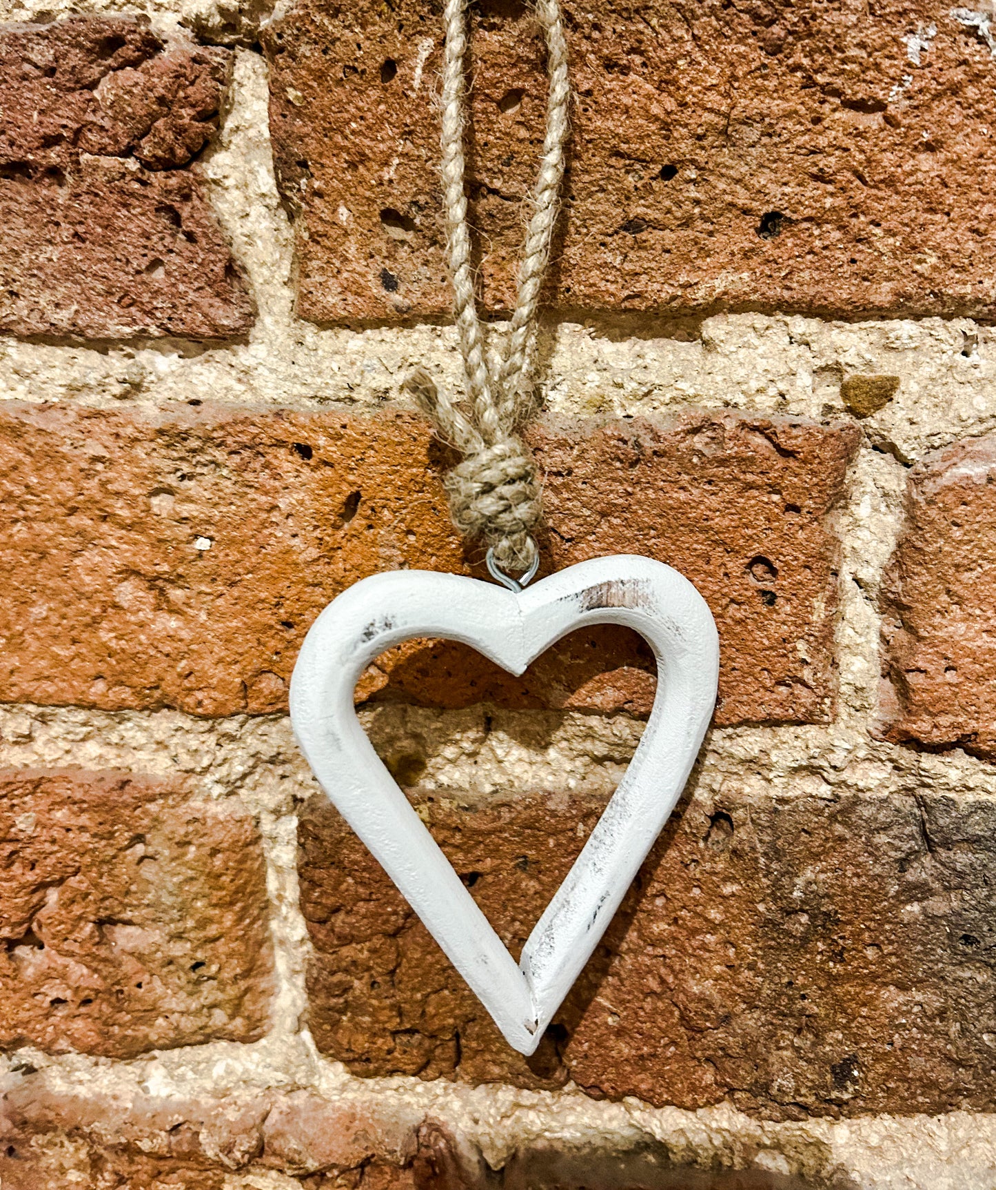 Hanging Wooden Heart 