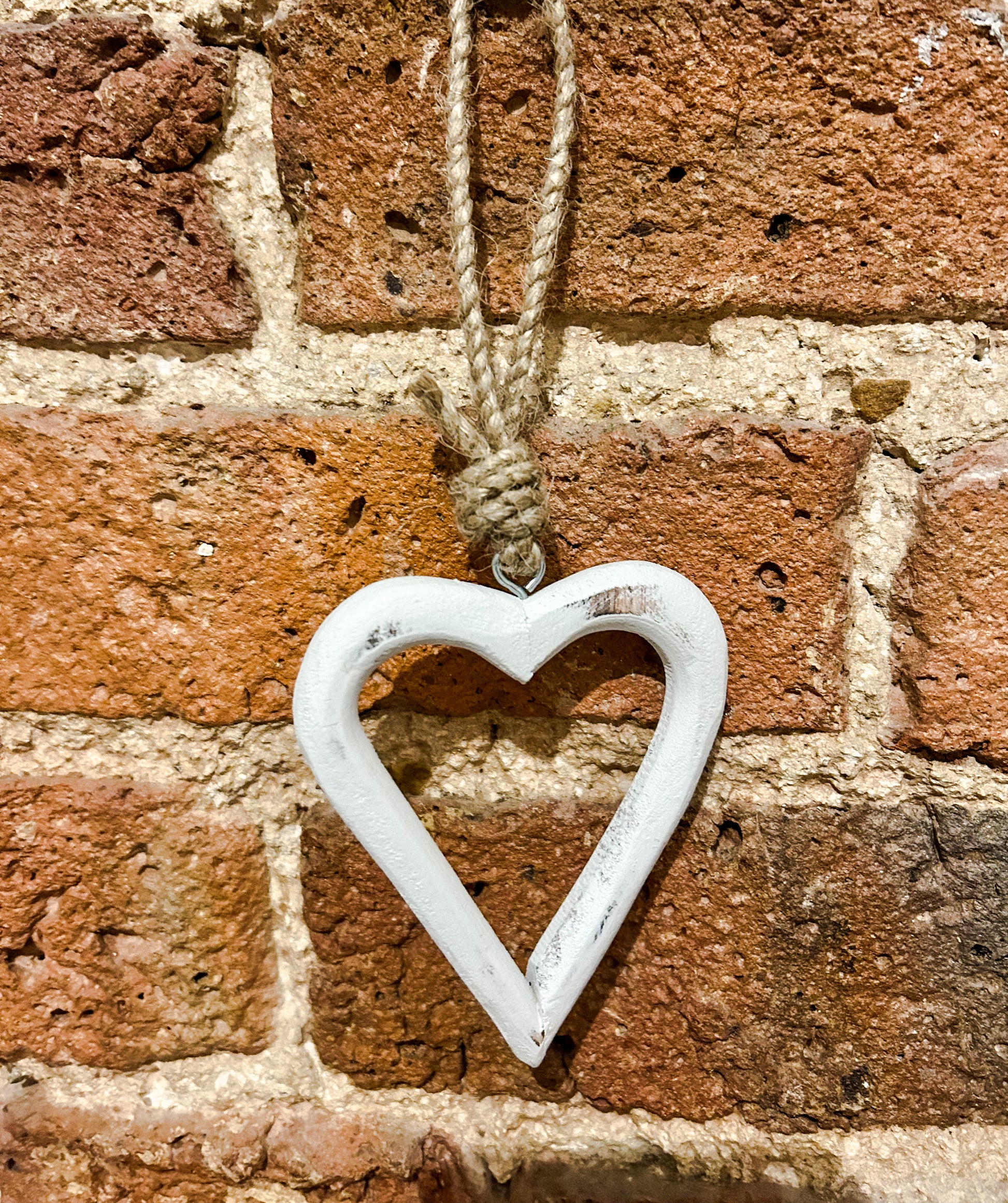 Hanging Wooden Heart 