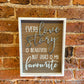 Love Story Plaque
