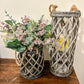 Lattice Lantern Vases