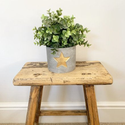 Ceramic Gold Planter