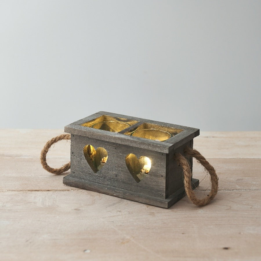 Wooden Candle Holder