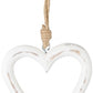 Hanging Wooden Heart 